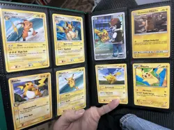 160 CARDS FIRE LOT - Pokemon Binder Collection - Rayquaza, Tag Team, Pikachu - Image 2