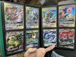 160 CARDS FIRE LOT - Pokemon Binder Collection - Rayquaza, Tag Team, Pikachu - Image 4