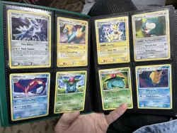 160 CARDS FIRE LOT - Pokemon Binder Collection - Rayquaza, Tag Team, Pikachu - Image 5