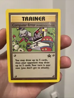 Computer Error - # 16 - Black Star Promo Rare - Pokemon Card - LP - Image 1