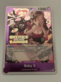 Baby 5 (Judge Pack Vol. 5) OP10-076 One Piece Promotion Cards Foil - Image 2