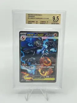 BGS 9.5 POKEMON CARD JAPANESE MEGA CHARIZARD X EX SAR SPECIAL ART 110/80 - Image 1