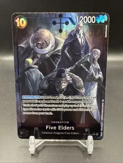 OP13-082 Five Elders Alt Art SR One Piece TCG English Card - Image 1