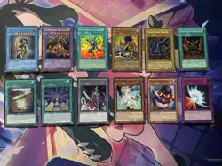 Yugioh Lot Of 12 Cards Mixed Condition / Rarity And Edition - Image 1