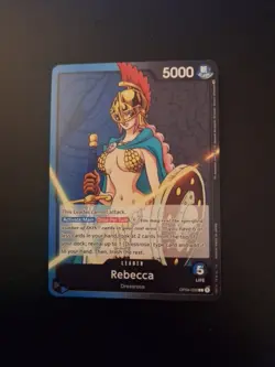 OP04-039 Rebecca - Leader Card - Kingdoms of Intrigue One Piece CCG - Image 1