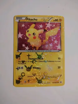 2013 Pokemon PIKACHU Legendary Treasures RADIANT COLLECTION Holo Card RC7/RC25 - Image 2