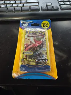 1 - Pokemon Break Point DG Blister Pack - 2 Mini Booster Packs & 1 Bonus Card - Image 1