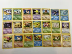 Vintage Pokemon Card Lot MP - HP Wotc 68 Cards Holo Shadowless Base Set Promo - Image 2