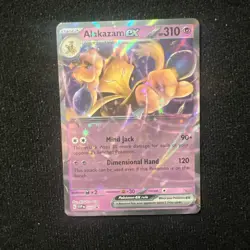 Pokemon TCG Alakazam EX 050 Black Star Promo Card Mint Condition - Image 1