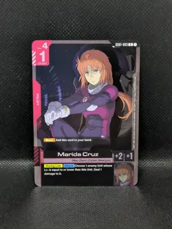 Gundam Card Game Marida Cruz Foil - Newtype Rising (GD01) GD01-093 - Image 1