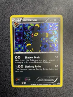 Pokemon TCG Black and White Promos Umbreon Card #BW93 MP - Image 1