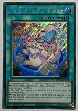 Purrely Pretty Memory RA02-EN072 (NM) Secret Rare 1st Edition Yu-Gi-Oh! Card - Image 1
