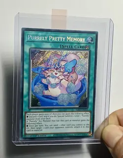Purrely Pretty Memory RA02-EN072 (NM) Secret Rare 1st Edition Yu-Gi-Oh! Card - Image 3