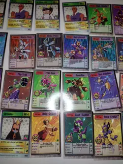 Lot of 66 Medabots Cards Only Plus Paper Mats and Rule Book - Image 3