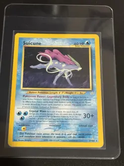 Pokemon TCG Suicune 27/64 Neo Revelation Pokemon Card WOTC - Image 1