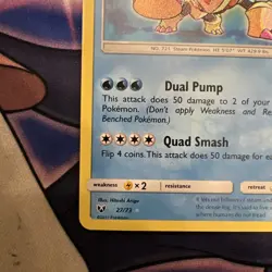 Pokemon TCG Shining Legends Volcanion 27/73 Shiny Holo Rare Card - Image 4