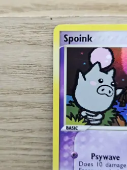 Pokemon Card TCG EX Crystal Guardians Stamped Reverse Holo #62/100 Spoink (44) - Image 2