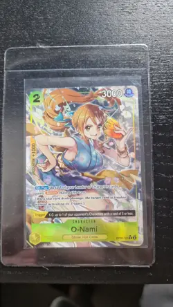O-Nami OP06-101 R Alt Art Parallel Wings of Captain One Piece Card Game English - Image 1