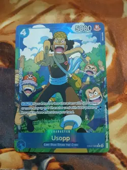 One Piece TCG Usopp Alt Art Eb02 English Card Mint Condition Never Played OP02 - Image 1