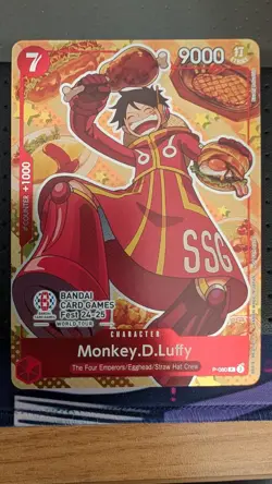 Monkey.D.Luffy (Bandai Card Games Fest 24-25) P-080 One Piece Promotion Cards... - Image 1