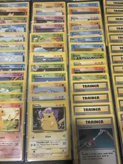 Complete 1999 Pokemon Base Set 70-Card Uncommon & Commons #23-69 & #80-102 MP/HP - Image 3