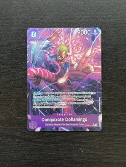 Donquixote Doflamingo Alt Art OP10-071 SR Royal Blood English NM One Piece Card - Image 1