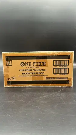 One Piece Card Game OP-13 Carrying On His Will Booster Box Case SEALED English - Image 1