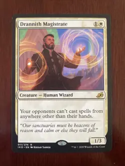 Drannith Magistrate Ikoria: Lair of Behemoths Regular Card NM Condition 011 - Image 1