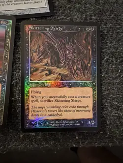 Skittering Skirge Arena FOIL LP light clouding Magic the Gathering b - Image 1