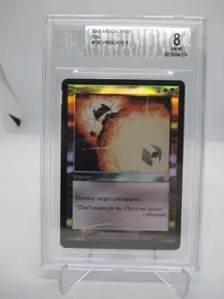 Vindicate - Foil Magic mtg Apocalypse BGS Graded 8 - Image 1