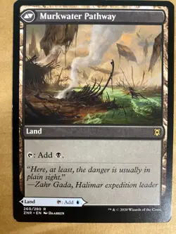 MTG 1x Clearwater / Murkwater Pathway 260 Zendikar Rising Magic Gathering x1 NM - Image 2
