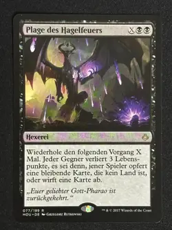1x MTG Torment of Hailfire (German) - Hour of Devastation (HOU) #77 - Magic - Image 1