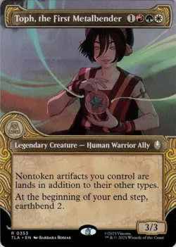 MTG Toph, the First Metalbender (Showcase) (353) | NM | Avatar {TLA} - Image 1