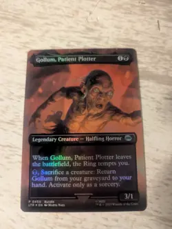 MTG Lord Of The Rings THE ONE RING and Gollum The Patient Plotter SETU *FOIL* - Image 3