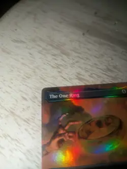 MTG Lord Of The Rings THE ONE RING and Gollum The Patient Plotter SETU *FOIL* - Image 5