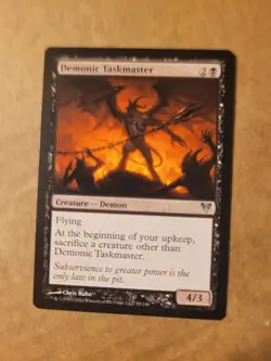 Magic MTG Demonic Taskmaster (95) Avacyn Restored LP BULK DISCOUNT MUST BUY 2or+ - Image 1