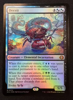 1x Deceit - FOIL - Lorwyn Eclipsed, Magic the Gathering MTG NM - Image 1