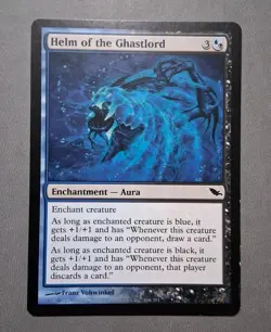 Helm of the Ghastlord 1x MtG Shadowmoor LP - Image 1