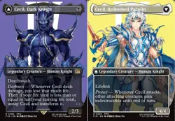 Mint/Near-Mint, English - 1 x MTG Cecil, Dark Knight - Borderless Final Fantasy - Image 1