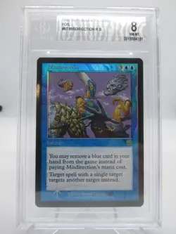 Misdirection - Foil Magic mtg Mercadian Masques BGS Graded 8 - Image 1