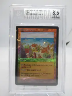 Rishadan Port - Foil Magic mtg Mercadian Masques BGS Graded 8.5 - Image 1