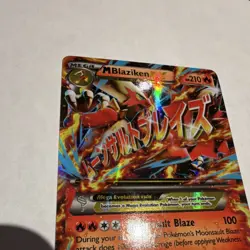 M Blaziken EX XY86 XY Promos Full Art Holo 210 HP Promo Pokemon TCG English - Image 3