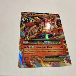 M Blaziken EX XY86 XY Promos Full Art Holo 210 HP Promo Pokemon TCG English - Image 4