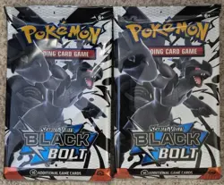 POKEMON TCG BLACK BOLT FACTORY SEALED PACKS (x2)💥#1 TOP RATED SELLER💥 - Image 1