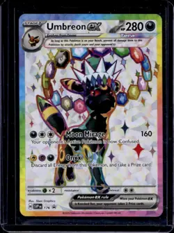 2023-25 Pokemon SV Black Star Promos SVP EN Umbreon ex #176 - Image 1
