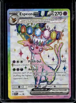 2023-25 Pokemon SV Black Star Promos SVP EN Espeon ex #175 - Image 1