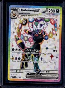 2023-25 Pokemon SV Black Star Promos SVP EN Umbreon ex #176 - Image 1