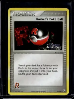 2004 Pokemon EX Team Rocket Returns Rocket's Poke Ball Reverse Holo #89/109 - Image 1