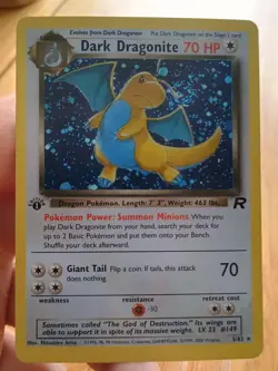 Pokemon Vintage Cards Dark Blastoise & Dark Dragonite & Blastoise (Custom Made) - Image 4