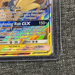 Pokemon TCG Holo Ultra Rare Raichu and Alolan Raichu GX Tag Team - Image 5